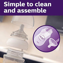 Load image into Gallery viewer, Philips Avent Natural Baby Bottle, Clear, 4oz, 4pk, SCF010/47
