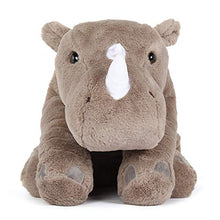 Load image into Gallery viewer, Tezituor 24 Inches Rhino Stuffed Animals - Big Rhino Plush Toy Cute Soft Gift for Boy Girl Kids, Gray
