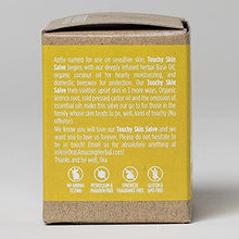 Load image into Gallery viewer, Touchy Skin Salve, Eczema Cream, Dry Skin, Eczema Treatment For Adults and Kids, Calendula Cream, Dermatitis, Dry Hands, Cuticles, Knuckles, Heels, Calendula Ointment, Ora’s Amazing Herbal
