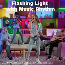 Load image into Gallery viewer, RGB Under Cabinet Lights Plug in, 3 PCS 12 Inch Under Cabinet Lighting Kit, Closet Lights with Smart APP Remote &amp; Adapter, Dimmable Under Counter Lights for Kitchen, Shelf, Workbench, Desk, Bookcase
