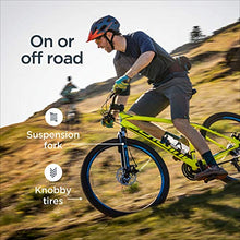 Load image into Gallery viewer, Schwinn High Timber ALX Youth/Adult Mountain Bike, Aluminum Frame and Disc Brakes, 27.5-Inch Wheels, 21-Speed, Yellow
