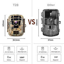 Load image into Gallery viewer, Campark Mini Trail Camera 16MP 1080P HD Game Camera Waterproof Wildlife Scouting Hunting Cam with 120° Wide Angle Lens and Night Vision 2.0” LCD IR LEDs
