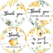 Load image into Gallery viewer, 80 Bumble Bee Thank You Stickers, Baby Shower Thank You Stickers, Mommy to Bee Baby Shower Favor Label Decorations(2 Inch)
