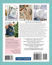 Load image into Gallery viewer, Big Book of Embroidery: 250 Stitches with 29 Creative Projects (Landauer) Designs from Simple to Advanced, Stitch Encyclopedia for Loop, Straight, Cross, Woven, Couching Stitches, Techniques, &amp; More
