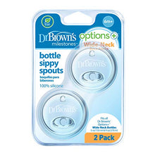 Load image into Gallery viewer, Dr. Brown's Options+ Wide-Neck Baby Bottle Sippy Spout, 2 Count
