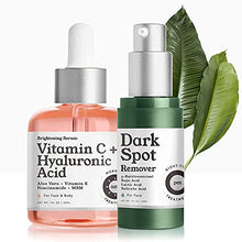 Load image into Gallery viewer, AM/PM Dark Spot Corrector Treatment - Overnight Kojic Acid Dark Spot Remover for Face /Body + AM Vitamin C Hyaluronic Acid Retinol Serum for Face, Tranexamic Acid Age Spot Acne Scar Treatment for Face
