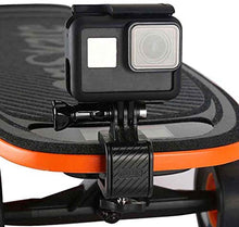 Load image into Gallery viewer, Camera Bike Surfboard Skateboard Mount, iKNOWTECH Lightweight Aluminium Alloy Skateboard Mount Holder for Gopro Hero 6 5 4 Multifuctional Stand Clip for Go Pro Xiaomi YI 4K Sjcam Camera Accessories

