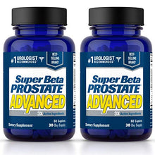Load image into Gallery viewer, Super Beta Prostate Advanced – Reduce Nighttime Bathroom Trips With Urologist Recommended Prostate Supplement for Men. Over 15 Million Bottles Sold (120 Caplets, 2- Pack)

