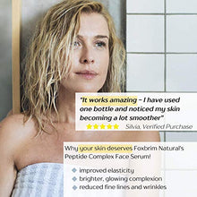 Load image into Gallery viewer, Peptide Complex Serum - BEST Anti Aging Serum - Anti Wrinkle Skin Care - Advanced Delivery - Facial Skin Care - Natural &amp; Organic - Plump, Smooth and Even Skin - For Collagen Production &amp; Optimal Skin Health - Amazing Guarantee 1oz
