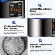 Load image into Gallery viewer, DQXY Hydrogen Water Bottle Generator,Portable Hydrogen Water Ionizer Machine,Hydrogen Rich Water Maker 2L Large Capacity Health Cup for Family Use
