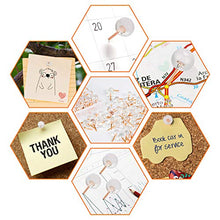Load image into Gallery viewer, WenTao 150PCS Push Pins, Rose Gold Map Thumb Tacks, Large Size Pins Rose Gold Steel Point and Transparent Plastic Round Head for Bulletin Board, Fabric Marking, Crafts and Office Organization
