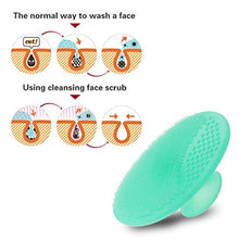 Load image into Gallery viewer, Face Scrubbers Exfoliating Facial Cleansing Brush-Soft Silicone Bristle-Remove Dead Skin Toxins-Improves Lymphatic Functions Exfoliates Stimulates Blood Circulation for Sensitive/Delicate/Dry Skin

