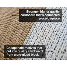 Load image into Gallery viewer, PetFusion 3-Sided Vertical Cat Scratching Post (Standard Size, Warm Gray). [Multiple Scratching Angles to Match Your Cat's Preference]
