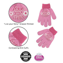 Load image into Gallery viewer, Disney Toddler Winter Earmuffs and Kids Gloves, Princess Ear Warmers, Pink, Little Girls, Ages 4-7
