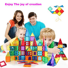 Load image into Gallery viewer, Magnetic Tiles Building Blocks STEM Magnet Blocks Toys for 3+ Year Old Boys and Girls,Educational Toy Gifts for Toddlers Kids Develop Children's Ability to Observe,Imagine,Practice.
