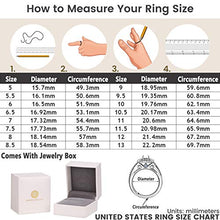 Load image into Gallery viewer, Newshe Engagement Wedding Ring Set for Women 925 Sterling Silver 1.5ct Princess White AAA Cz Size 5
