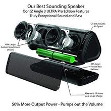 Load image into Gallery viewer, OontZ Angle 3 Pro - Waterproof Bluetooth Speaker, 21-Watts Louder Volume, Exceptional Sound &amp; Bass, 100ft Wireless Range, Play Two Together for Dual Stereo, Bluetooth Speakers (Black)
