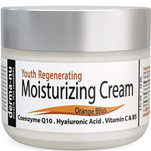 Load image into Gallery viewer, Anti-Aging Face Cream for Wrinkles with Collagen Boosting Peptides, Hyaluronic Acid, CoQ10, Organic Aloe, Coconut Oil, MSM, Vitamin C and B5 - Facial Moisturizer Repairs, Protects and Hydrates Skin
