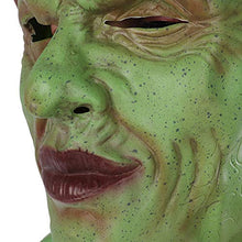 Load image into Gallery viewer, Ghost Cosplay Mask Goblin Costume Full Face Mask Halloween for Adults Masquerade Party Green

