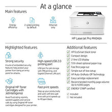 Load image into Gallery viewer, HP LaserJet Pro M404dn Monochrome Laser Printer with Built-In Ethernet &amp; Double-Sided Printing, Works with Alexa (W1A53A)
