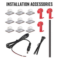 Load image into Gallery viewer, LE-JX Led Rear Glass Lift Gate Dome Light Bar for Wrangler 2007-2018 - JK JKU, 2018-2020 JL JLU, 1997–2006 TJ Rear Cargo Tailgate Light Led Liftgate Dome Light Bar,Lighting Adjustable with Remote
