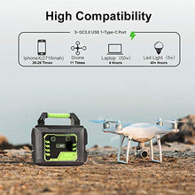 Load image into Gallery viewer, A-MIND Portable Power Station 300w 80000mAh Solar Camping Generators 296Wh Lithium Battery Power Supply Pure Sine Wave 110v/300w（Peak 600w） AC Outlet QC 3.0 for Outdoors Camping Travel Emergency
