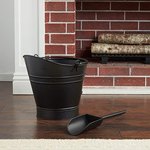 Load image into Gallery viewer, Minuteman International Scoop Coal Hod Pellet Bucket, Black
