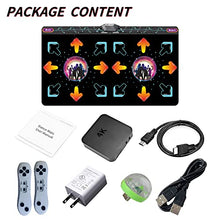 Load image into Gallery viewer, YRPRSODF Double Dance Mat for Kids and Adults, HDMI Electronic Dancing Pad with Games, Music, Fitness Video,3D Somatosensory&amp; Cartoon Mode, and 2.4G Wireless Handle, for TV/ PC, Gift for Boys &amp; Girls
