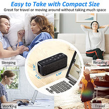 Load image into Gallery viewer, Sound Machine- White Noise Machine with 42 Soothing Sounds for Sleeping Adults Baby, Kids, Portable Sleep Therapy Machine Powerd by Battery or AC,5 Timer, Headphone Jack, Noise Maker for Home Office
