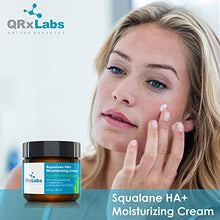 Load image into Gallery viewer, Pure Plant-Based Squalane HA+ Moisturizing Cream with Hyaluronic Acid – Organic ECOCERT Approved USDA Certified Squalane Derived from Sugarcane – Best Moisturizer For Face, Body &amp; Skin - 2 fl / 60 ml
