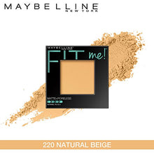 Load image into Gallery viewer, Maybelline New York Fit Me Matte + Poreless Powder Makeup, 220 Natural Beige, 0.29 Oz
