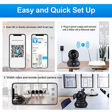 Load image into Gallery viewer, Indoor Security Camera, Littlelf 1080P Home WiFi Wireless IP Camera for Pet/Baby Monitor with Motion Tracking, 2-Way Audio, Night Vision Cloud (Black)
