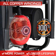 Load image into Gallery viewer, Durostar DS10000E Gas Powered 10000 Watt Electric Start Portable Generator, Red/Black
