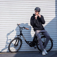 Load image into Gallery viewer, Heybike Cityscape Electric Bike 350W Electric City Cruiser Bicycle-Up to 40 Miles- Removable Battery, Shimano 7-Speed and Dual Shock Absorber, 26" Electric Commuter Bike for Adults (Black)
