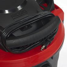 Load image into Gallery viewer, RIDGID 50323 1200RV Wet Dry Vacuum, 12-Gallon Shop Vacuum with 5.0 Peak HP Motor, Casters, Pro Hose, Drain, Blower Port, Accessory Storage
