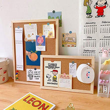 Load image into Gallery viewer, 2 Pack Cork Board Bulletin Board, Hanging Pins Board, Frame Linen Wall -Message Vision Board (2 Pcs 11.7 x 15.8 inch)

