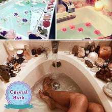 Load image into Gallery viewer, Healing Small Size Natural Crystal Wands | 1-2" Amethyst Crystal, Clear Quartz Crystal Wand &amp; Rose Quartz Crystal Points&amp;Deep Amethyst Cluster | 6 Faceted Reiki Chakra Meditation Therapy (Set of 4)
