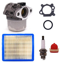 Load image into Gallery viewer, FitBest New Carburetor 799868 with Air Filter Spark Plug Replaces Briggs &amp; Stratton 498170 497586 498254 497314 497347
