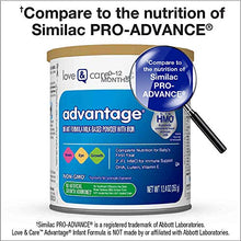 Load image into Gallery viewer, Love &amp; Care Advantage Non-GMO* Infant Formula Milk-Based Powder with Iron, 12.4 Ounce (Pack of 6)
