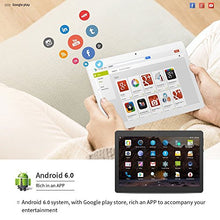 Load image into Gallery viewer, Android Tablet 10 inch with Sim Card Slot Unlocked - YELLYOUTH 10.1" Octa Core 4GB RAM 64GB ROM Tablets with WiFi Bluetooth GPS and Dual Cameras 3G GSM Phablet - Black
