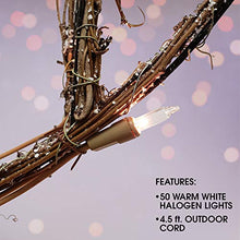 Load image into Gallery viewer, Alpine Corporation Outdoor/Indoor Rattan Grazing Reindeer with Lights - Christmas and Holiday Decoration for Yard - 24-Inches
