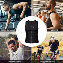 Load image into Gallery viewer, TaxyFan Weightloss Hot Neoprene Corset Men Waist Trainer Vest and Zipper Sauna Tank top Workout Body Shaper Workout Shirt fit
