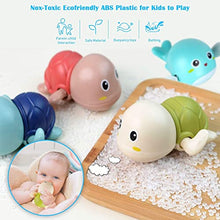 Load image into Gallery viewer, FAYOGOO Bath Toys, 6 Pack Baby Bath Toys for Toddlers 1-3, Floating Wind-up Toys Swimming Pool Games Water Play Set Gift for Bathtub Shower Beach Infant Toddlers Kids Boys Girls Ages 4-8 Years Old
