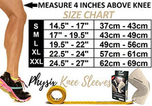 Load image into Gallery viewer, Physix Gear Knee Support Brace - Premium Recovery &amp; Compression Sleeve for Meniscus Tear, ACL, MCL Running &amp; Arthritis - Best Neoprene Stabilizer Wrap for Crossfit, Squats &amp; Workouts (Single Beige S)
