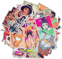 Load image into Gallery viewer, 50 pcs Sexy Women Stickers for Skateboard Graffiti Laptop Luggage Guitar Car Decals

