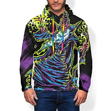 Load image into Gallery viewer, Befectar Men Athletic 3D Pattern Print Pullover Sweatshirt Drawstring Blacklight by Evil Witch Super Hoodie Sports Outwear for Cycling Fishing Sports
