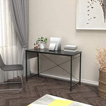 Load image into Gallery viewer, Computer Desk 31” Home Office Desk, Writing Desk Laptop Table with Storage Bag and Headphone Hook, Simple Study Desks for Bedroom, Home, Office
