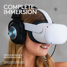 Load image into Gallery viewer, Logitech G PRO Gaming Headset for Oculus Quest 2 - Oculus Ready - Custom-length Cable - PRO-G Precision Gaming Audio Driver - Steel and Aluminum Build - Low-Latency 3.5 mm Aux Connection
