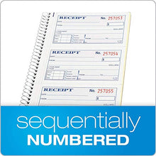 Load image into Gallery viewer, Adams Money and Rent Receipt Book, 2-Part Carbonless, 5-1/4" x 11", Spiral Bound, 200 Sets per Book, 4 Receipts per Page, Sold as 5 Pack, 1000 Sets Total (SC1152)
