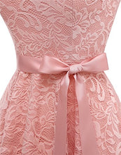 Load image into Gallery viewer, BeryLove Women's Floral Lace Short Bridesmaid Dress Cap Sleeve Cocktail Party Dress BLP7006RoyalBlueM
